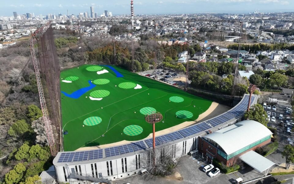 HANZ GOLF CLUB の上空からの全景